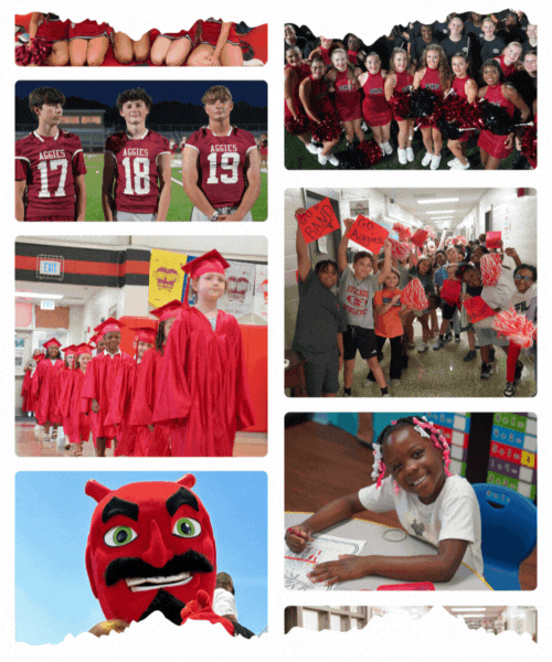 scrolling vertical photo collage